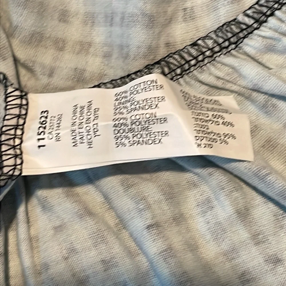 Dex Women’s Black and White Gingham Skort Size L - Picture 4 of 5